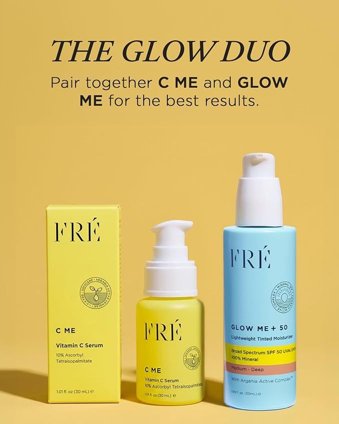 FRÉ Lightweight Tinted Moisturizer SPF 50 | Mineral Face Sunscreen & Water-Resistant BB Cream Makeup with Non-Nano Zinc Oxide | Medium-Deep, 1.69 oz