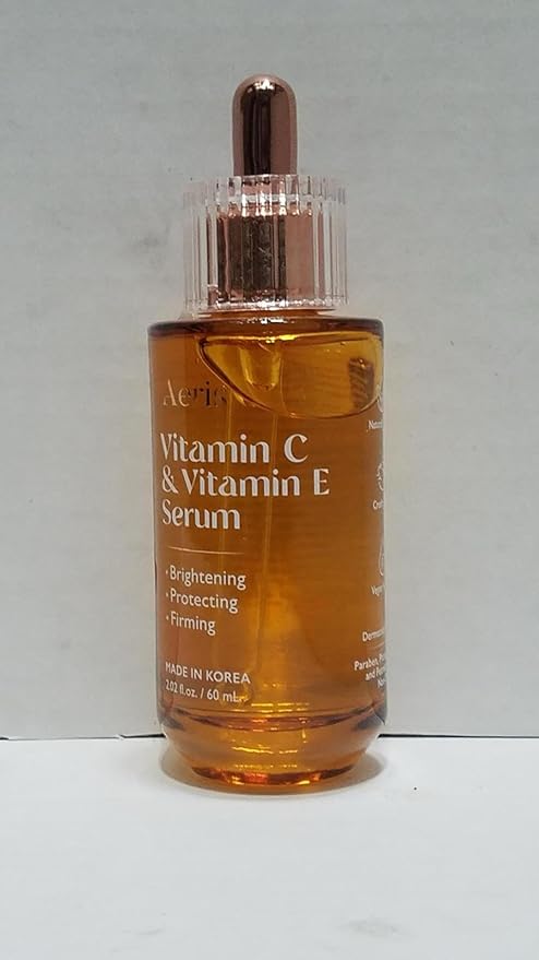 Aeris Vitamin C Face Serum – Hydrating & Revitalizing Formula For Dark Spots, Uneven Tone & Fine Lines – Dermatologist Tested, Anti-Aging, Korean Skin Care – Clean Beauty, Cruelty-Free – 1.69 Fl Oz