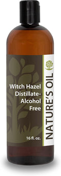 Nature's Oil Distillate-Alcohol Free Witch Hazel, Fragrance Free (16 Fl Oz)