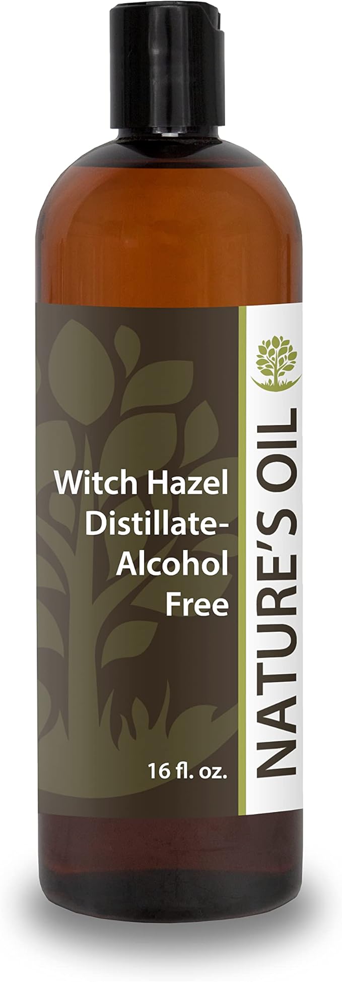 Nature's Oil Distillate-Alcohol Free Witch Hazel, Fragrance Free (16 Fl Oz)