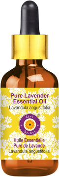 Deve Herbes Pure Lavender Essential Oil (Lavandula angustifolia) (Made in France) with Glass Dropper Therapeutic Grade Steam Distilled 10ml (0.33 oz)