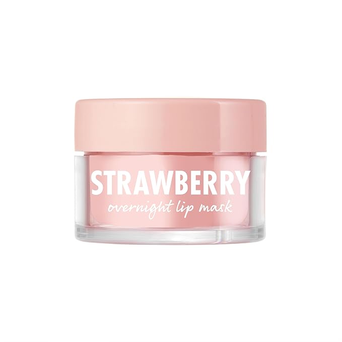 ColourPop Lip Mask - Leave-On Lip Moisturizer & Overnight Mask - Replenishes Dry Lips with Shea Butter, Squalane & Vitamin E - Strawberry (0.5 oz)