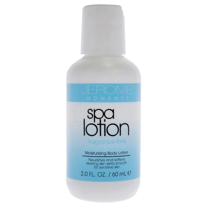 Spa Lotion Fragance Free Body Lotion Unisex 2 oz
