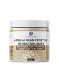 Planet Eden Vanilla Bean Frosting Face Facial Mask All Natural Spa Quality Skin Mask for Dry Dehydrated Skin Kaolin Clay, Vanilla Bean, Hyaluronic Acid, Aloe Extracts Soothing and Hydrating - 4 oz jar