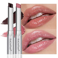 FeiCuiYun 2Pcs Black & Pink Honey Tinted Lip Balm Lip Gloss Lipstick, Sheer Hydrating Lip Gloss Tint, Moisturizing Lip Color for All Skin Tones, Nourishing Lip Balm with Natural Black Cherry