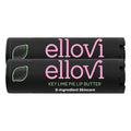 Ellovi Natural Lip Butter Lip Balm - Key Lime - Pure Enough to Eat - Made With Just 6 Vegan Ingredients - Moisturizing Lip Care for All Day Hydration (2-Pack)