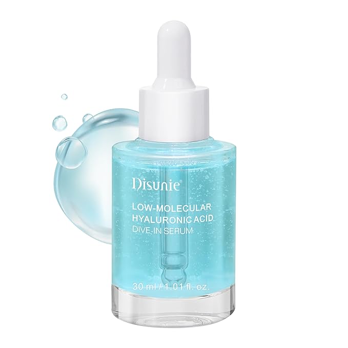 Low-Molecular Hyaluronic Acid Serum For Face, 1.01 FL.OZ / 30 ML Dive-In Serum, B5 + Glycerin + Saccharide Isomerate Deep Moisturizing & Multiple Water Locking, Suitable For Dry And Sensitive Skin