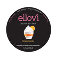 Ellovi All-Natural Body Butter - Creamsicle - Pure Enough to Eat - Made With Just 6 Vegan Ingredients - Ultra-Rich 100% Plant-Based Hydrating Moisturizer For Naturally Healthy Skin (3.4 fl. oz/100ml)