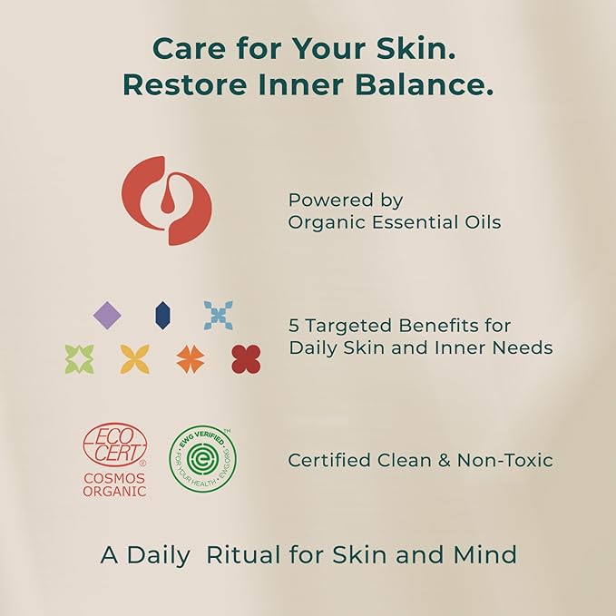 INNA ORGANIC Face Mask Set, Non Toxic Sheet Mask for Sensitive Skin, Anti-Aging & Hydrating, EWG & COSMOS Certified (Pack of 5) | First Pick Discovery Set | Essential oils infused
