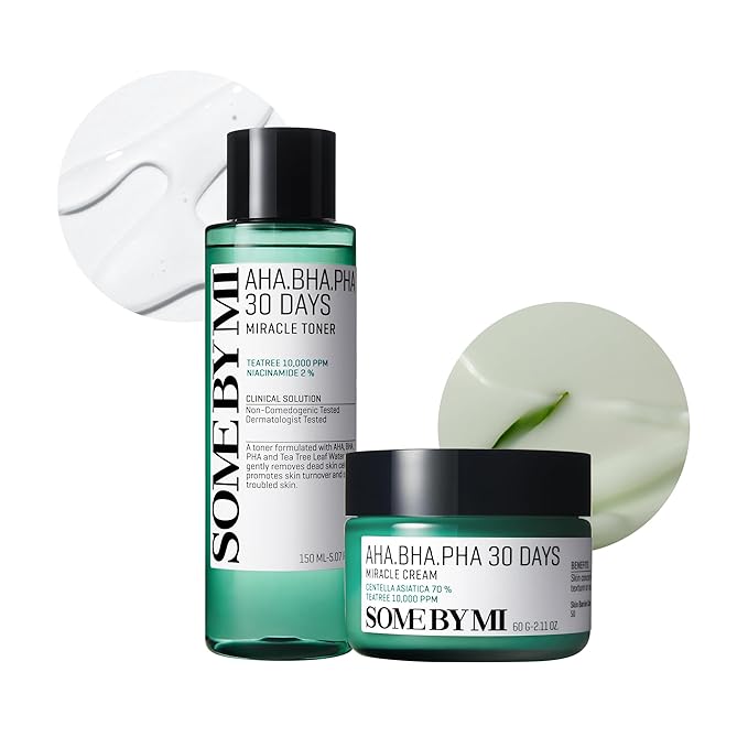 SOME BY MI AHA BHA PHA 30 Days Miracle Toner & Miracle Cream
