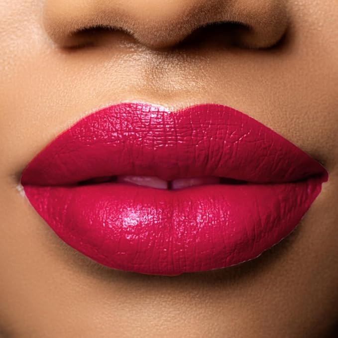 Honeybee Gardens Truly Natural Long Lasting Lipstick, Risque, Medium to Deep Red Wine, Naturally Hydrating & Nourishing, Vegan, Gluten-Free & Cruelty-Free, 0.11 oz / 3 g