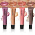 4Pcs Summer Lip Butter Lip Balm Glow Reviver Lip Gloss, Melting Lip Serum, Ultra-Hydrating Natural Vegan Lip Balm, Sheer-Tinted Shine & Hydration, Soothes & Softens Dry Lips (01+02+03+06, 4Pcs)