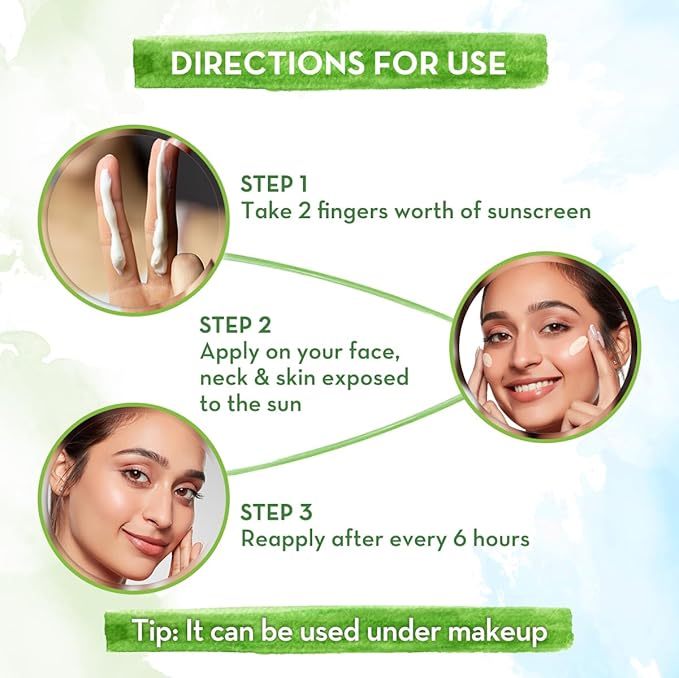 Mamaearth Ubtan Detan Sunscreen with SPF 50 & PA++++ | Broad Spectrum Protection | Helps Reduce Tanning with Turmeric & Saffron | Non-Greasy & Lightweight | 1.76 Oz/50g