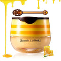 Honey Lip Balm Sleeping Lip Mask, Hydrating Propolis Lip Sleeping Mask, Moisturizing & Prevention Dry and Cracked Lip Scrubs Exfoliator, Lip Repair Nourishes the Lip Skin