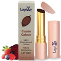 LAPIXO 100% Plant-based Color Lip Tint, Unique Formula, Natural + Moisturizing | 2-in-1 | Non-Toxic, All Food Ingredients, Antioxidant-rich, Natural Matte Sheer, Buildable, 4.4g/0.15oz (Cacao color)