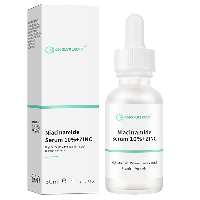 Niacinamide 10%+ Zinc 1% Serum For Face, Niacinamide Serum For Face, Dermatologist, Redness Relieve-30ml 1floz, 2Pcs