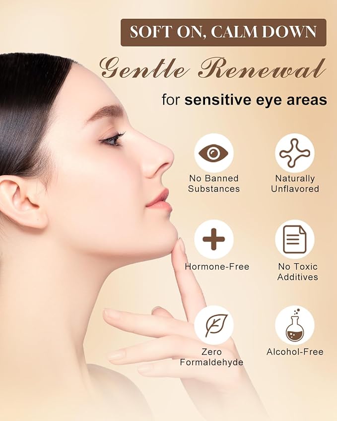 TJE Caffeine Eye Cream, Under Eyes Cream with Hyaluronic Acid & Vitamin E, Under eye Treatment Serum for Women & Men - 15 g