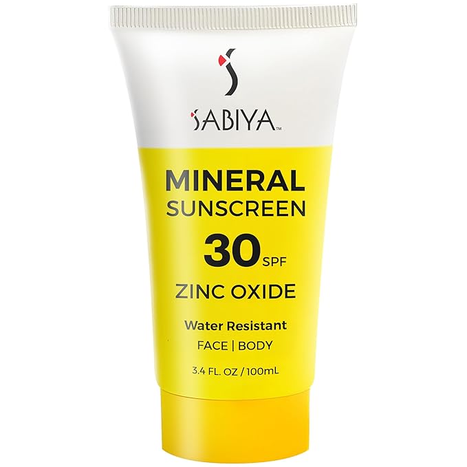 In The Sun Mineral Sunscreen SPF 30, Broad Spectrum Zinc Oxide, Daily Sun Protection for Face and Body, Lightweight Formula with SeaSolution™, 3.4 oz