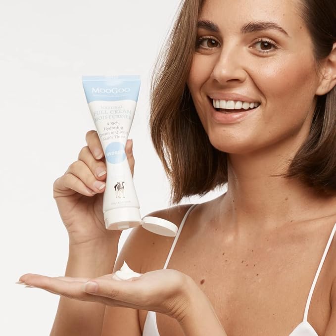 MooGoo Natural Full Cream Moisturizer - Ultra-Hydrating Repair for Dry, Itchy, Sensitive Skin - For Face and Body (4.2 Ounce)