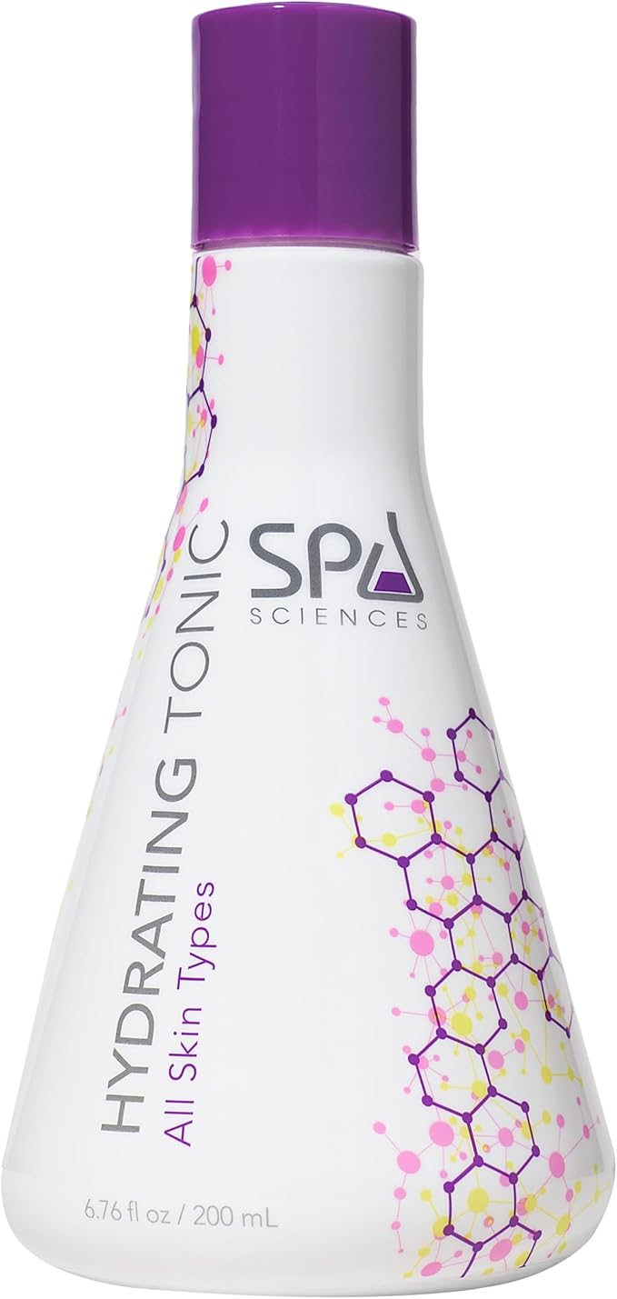Spa Sciences - Hydrating Tonic - Made in the USA - with Chamomile & Arnica Extract, Hyaluronic Acid - Nourish, Restore, Condition - Vegan - for All Skin Types - 2.5oz