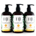 Coco Fiji Face & Body Lotion Infused With Coconut Oil | Lotion for Dry Skin | Moisturizer Face Cream & Massage Lotion for Women & Men |Grapefruit 12 ozPack of 3