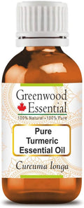 Greenwood Essential Turmeric Essential Oil (Curcuma Longa) Steam Distilled 50ml (1.69 oz)