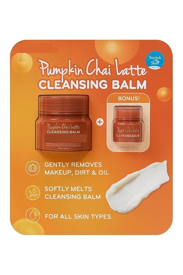 Pumpkin Chai Latte Cleansing Balm, Bonus Travel Size Jar