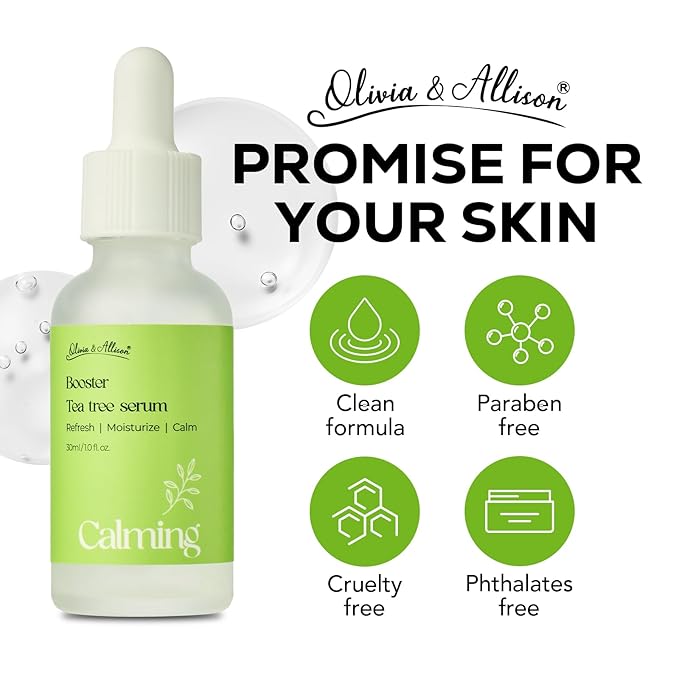 Olivia & Allison Hydrolyzed Collagen Serum 1.0 fl oz - With Panthenol + Hyaluronic Acid for Firming & Skin Barrier Supportv