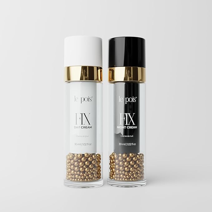 Le Pois FIX Day Cream, Plant-Based Moisturizer for All Skin Types, Fragrance-Free Anti-Aging Hydration, Wrinkle Smoothing for Sensitive Mature Skin Care