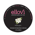 Ellovi All-Natural Luxuriously Whipped Body Butter - Midnight - Pure Enough to Eat - Made With Just 6 Vegan Ingredients - 100% Plant-Based Luxury Moisturizer For Naturally Healthy Skin (2 fl. oz/59ml)