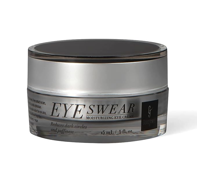 GOODJANES Eye Swear Brightening Eye Cream with Aloe Vera, Lavender & Stem Cell Complex – Hydrating Formula for Dark Circles, Puffiness & Fine Lines – Vegan & Cruelty-Free