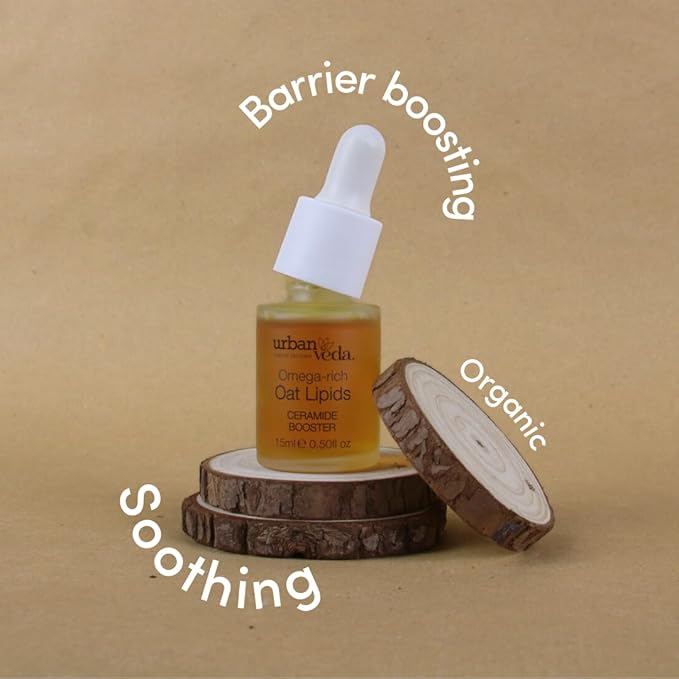 Urban Veda Omega 3 Oil for Face | Lip Gloss Oil with Vitamin E Oil | Colloidal Oatmeal Face Serum | SqualeneOil | Non Comedogenic Moisturizer| Ceramide Moisturizer for Active Skin Repair | 0.50 Fl oz