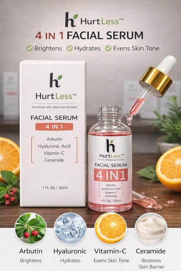 Hyaluronic Acid Face Serum with Niacinamide – Deep Hydration Serum for Dry & Sensitive Skin – Reduce Fine Lines – Fragrance Free, Paraben Free, Daily Use Skin Care