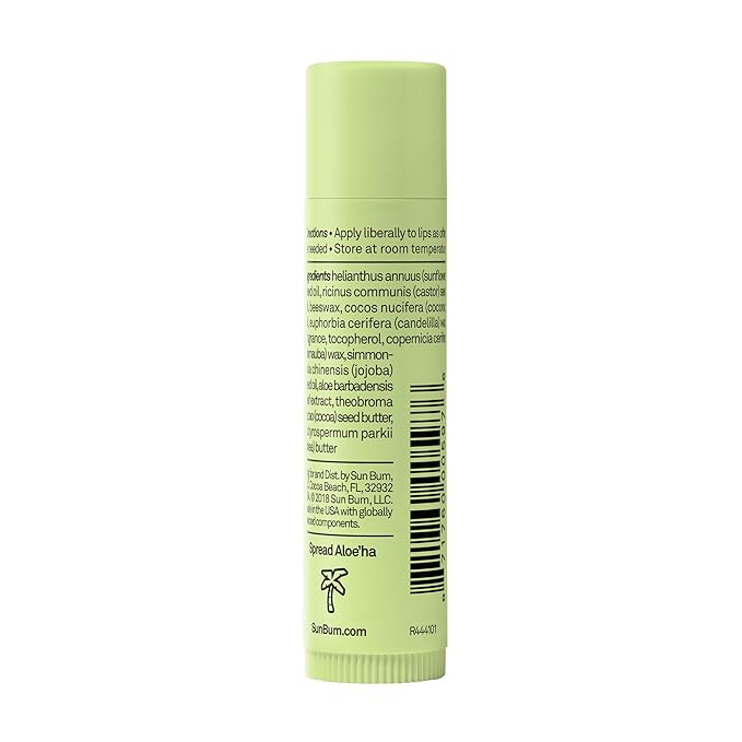 Sun Bum Cocobalm Aloe Wave - Hydrating Lip Balm With Coconut Oil and Aloe Vera - 0.15 oz Stick