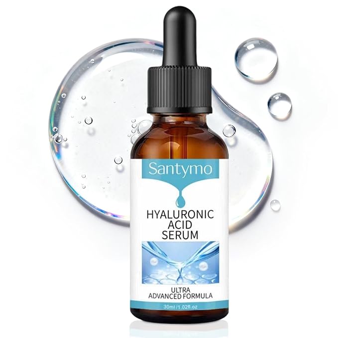 Pure Hyaluronic Acid Serum for Face, + Vitamin C & Betaine, Hydrating Brightening Facial Serum to Reduce Fine Lines, Anti-aging Treatment for Dry Skin & Wrinkles