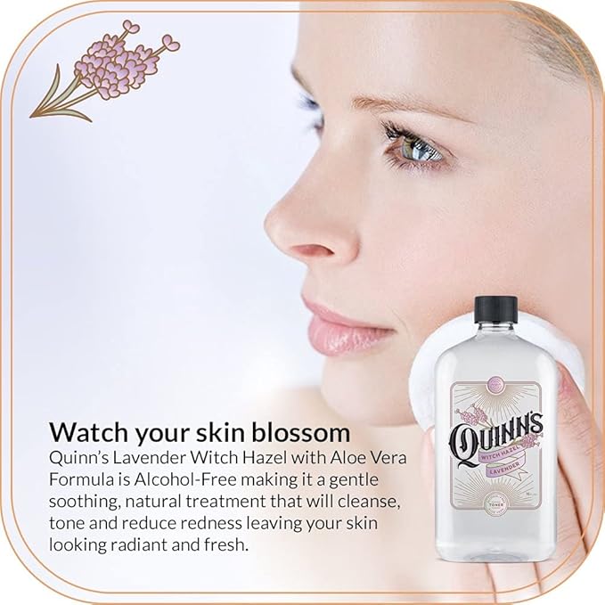 Quinn’s Alcohol Free Witch Hazel Rose 16 oz. & Quinn’s Alcohol Free Witch Hazel Lavender 16 oz.