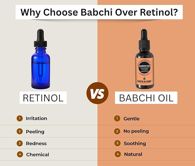 Earth N Pure Babchi Oil (Bakuchi Oil) Cold Pressed, Natural & Therapeutic Grade with Glass Dropper - 50 ml