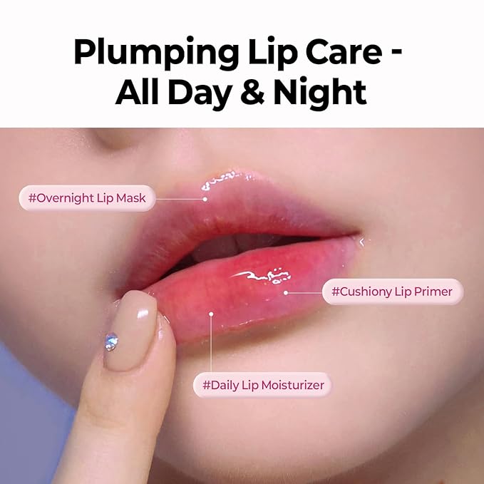 MOTHER MADE Vitamin E Vegan Lip Mask Lip Care Balm,with Organic Shea Butter, Natural Oils, Vegan Collagen, Gifts for Women, Korean Skin Care, 0.46 fl.oz.