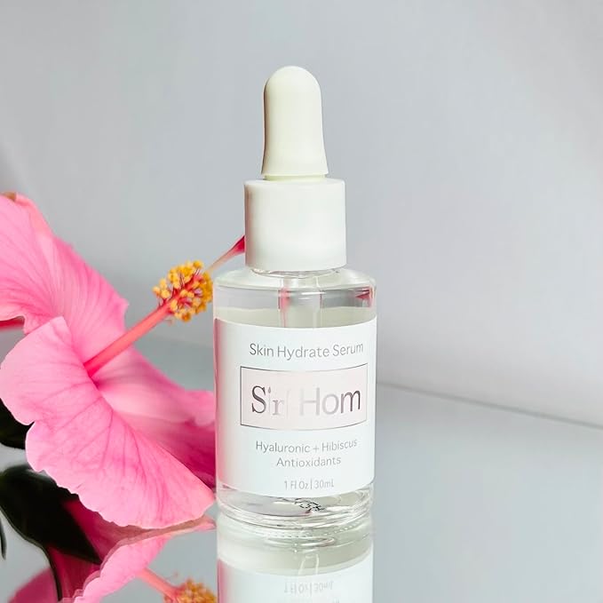 Skin Hydrate Serum, Hyaluronic and Hibiscus + Antioxidants