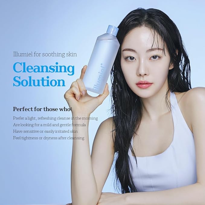 Mild Clear Cleansing Water for Makeup Removing with caulerpa lentillifera extract & Panthenol [Vegan & Korean Skincare] – 13.52 fl. oz.