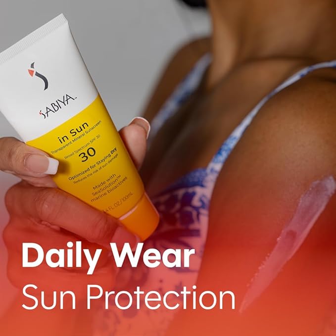 In The Sun Mineral Sunscreen SPF 30, Broad Spectrum Zinc Oxide, Daily Sun Protection for Face and Body, Lightweight Formula with SeaSolution™, 3.4 oz