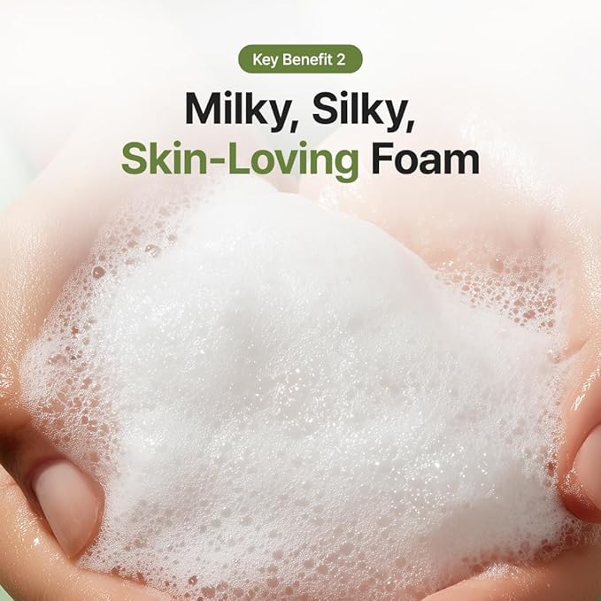 PURITO From Green Deep Foaming Cleanser 150ml / 5.07 fl.oz, pH 5.5, plant-based, natural ingredients, cruelty-free, Vegan