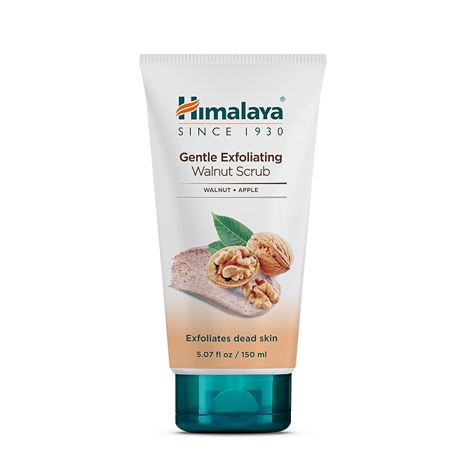 Himalaya Gentle Exfoliating Walnut Scrub for Deep Cleaning & Renewed Skin, 5.07 oz