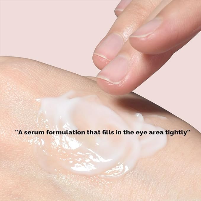PRETTYSKIN Roll on Eye Cream with Caffeine and Stainless Steel ball Tip- Under Eye Roller Cream for Elasticity Wrinkles Puffiness Fine Lines-Korean eye cream 30ml/1.01fl.oz. (Caffeine)