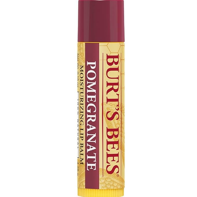 Burt's Bees Replenishing Lip Balm with Pomegranate Oil, 0.15-Ounce (Pack of 6)