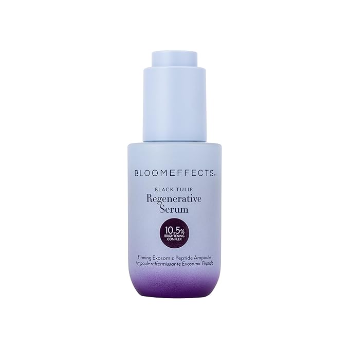 Bloomeffects - Black Tulip Regenerative Serum | Firming Exosomic Peptide Ampoule | Cruelty-Free, Non-Toxic Clean Beauty (30 ml | 1 fl oz)