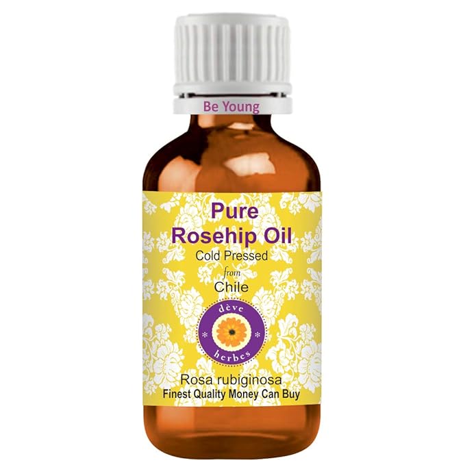 dève herbes Pure Rosehip Oil (Rosa rubiginosa) Cold Pressed 5ml (0.16 oz)