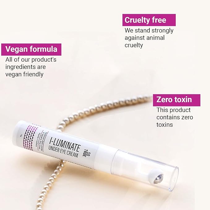 SOTRUE I-Luminate Under Eye Cream For Dark Circles For Women | For Puffy Eyes & Fine Lines, 15G | Enriched With Aloe Vera, Jojoba Seed & Vitamin E | Suitable For All Skin Types