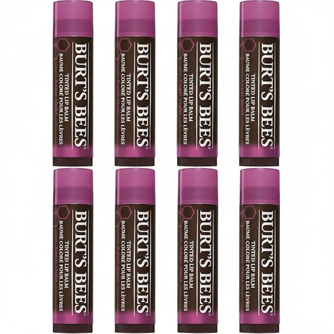 Burt's Bees Sweet Violet Tinted Lip Balm with Shea Butter & Botanical Wax 100% Natural Origin (8)