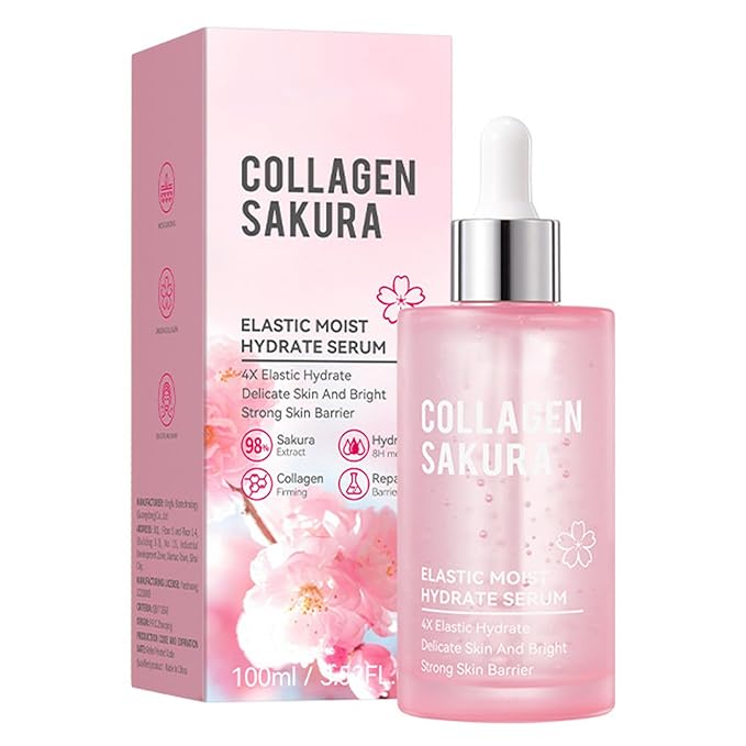 Nourishing Face Essence 100ML for Women and Girls Intensive Liquid Hydration to Revitalize Dry Skin for a Smooth and Supple Complexion Sakura Essence One Size